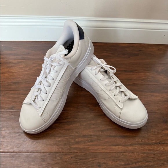 Adidas Men's Grand Court Alpha Trainers White and Navy Sneakers-Size 13 - Picture 16 of 16